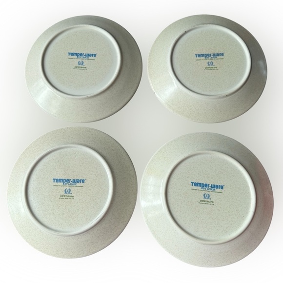 Lenox Temper-Ware Dewdrops Floral Salad Plates – Set of 4 - Picture 3 of 7